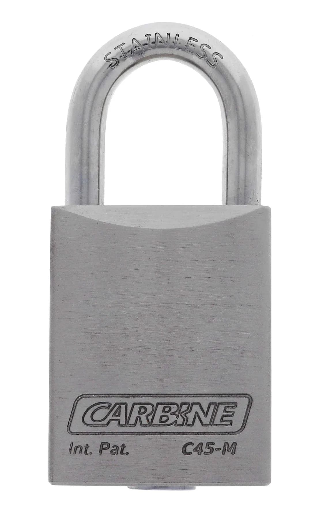 Standard Padlock - Satin Steel