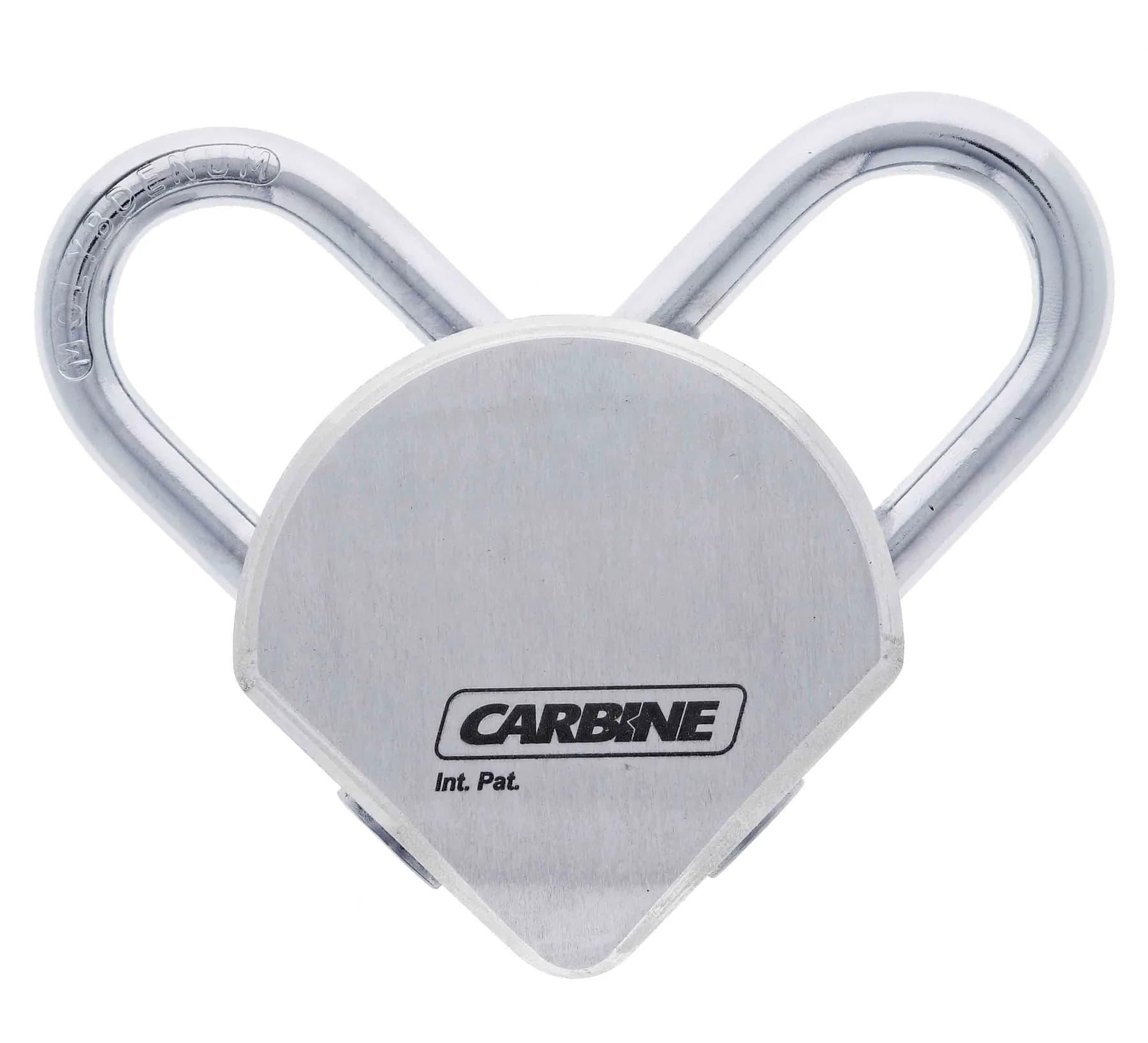 Double Shackle Padlock - Satin Steel