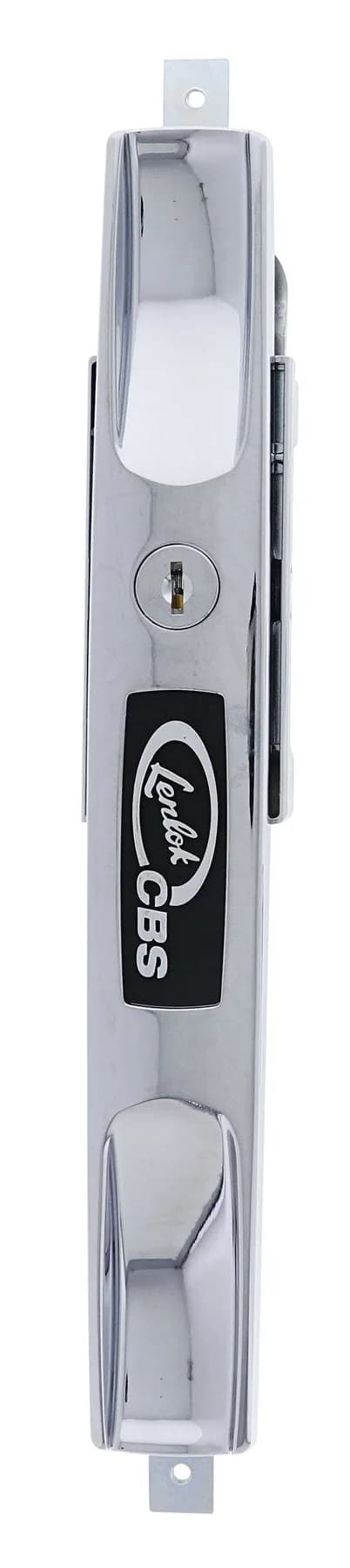 Roller Door Lock 02 - Satin Steel